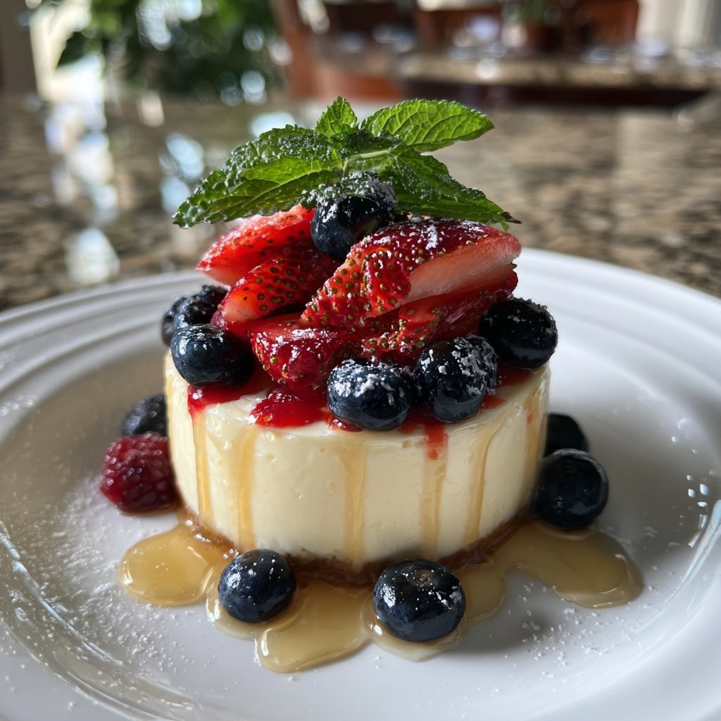 Erdbeer Vanille Creme Mit Beeren