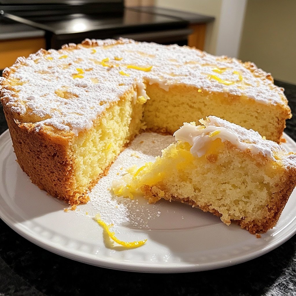 Zitronenkuchen ohne Zucker