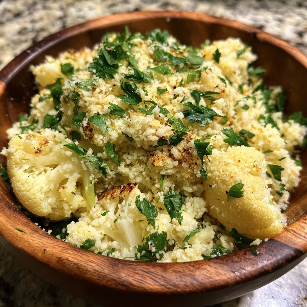 Blumenkohl Couscous Mit Kräutern