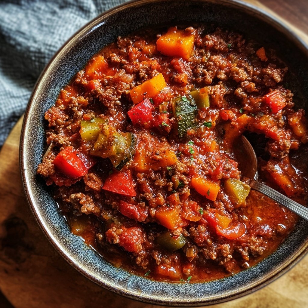 Gemüse-Bolognese mit Sellerie