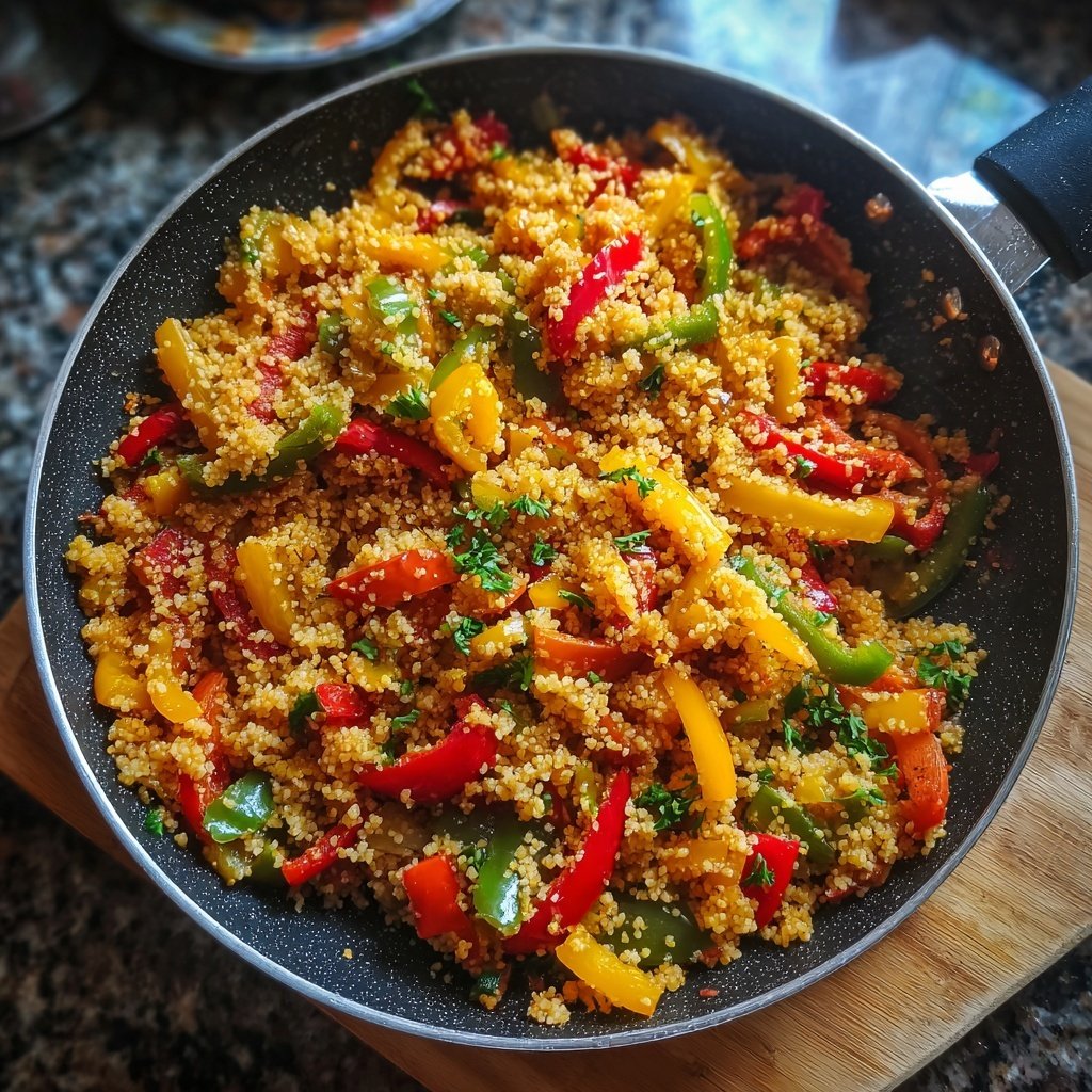 Kalorienarme Reispfanne Mit Gemüse