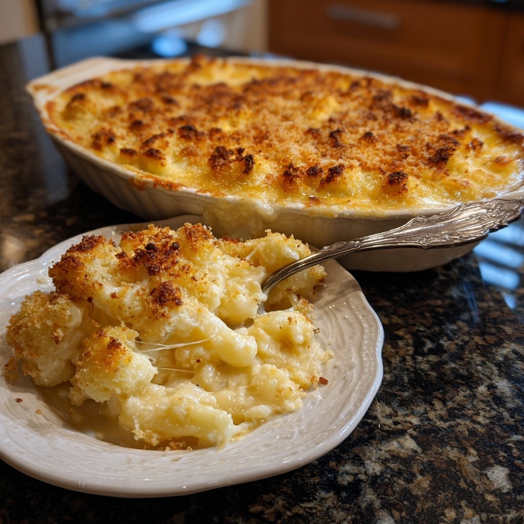 Blumenkohl Auflauf Mit Haferflocken
