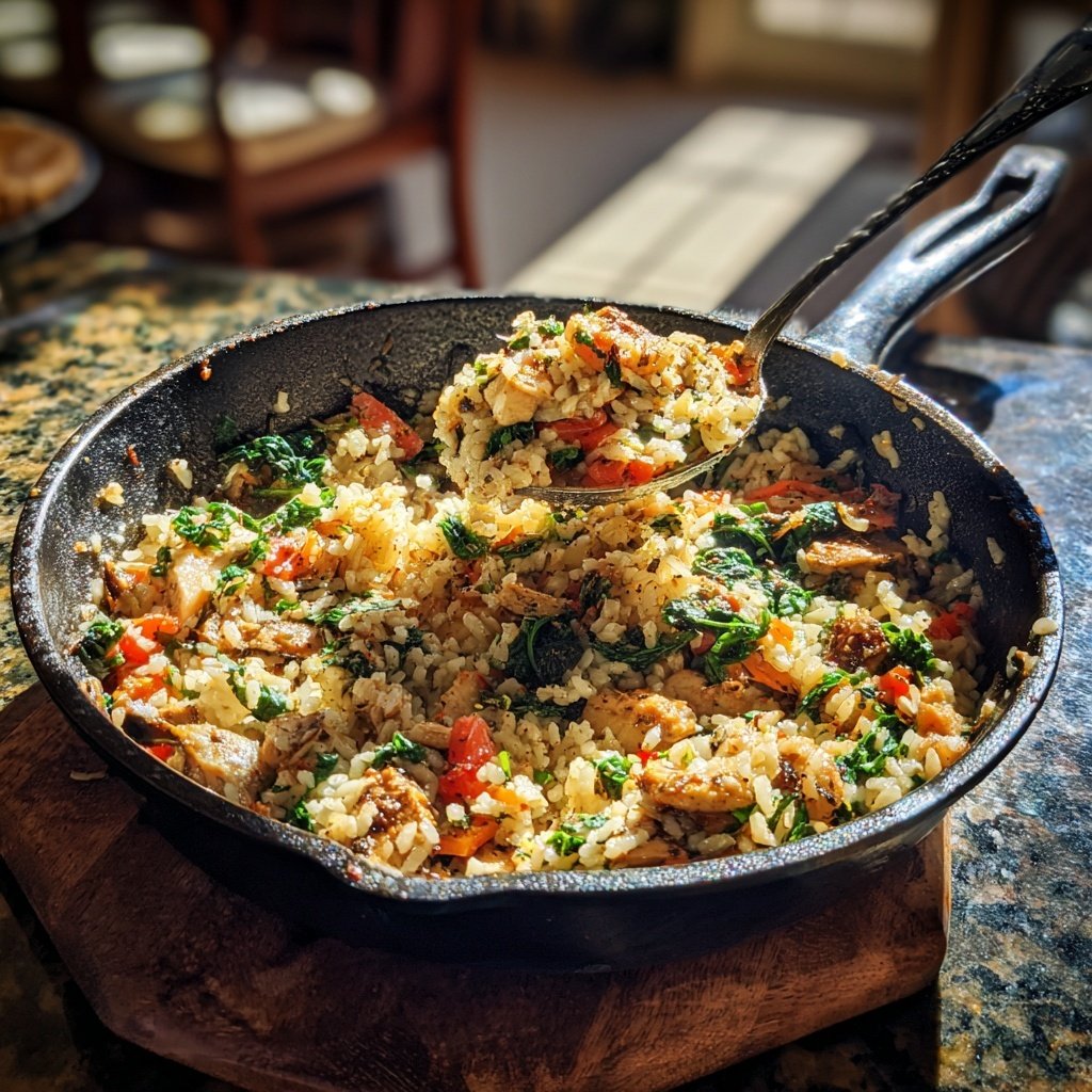 Kalorienarme Pfanne Mit Reis