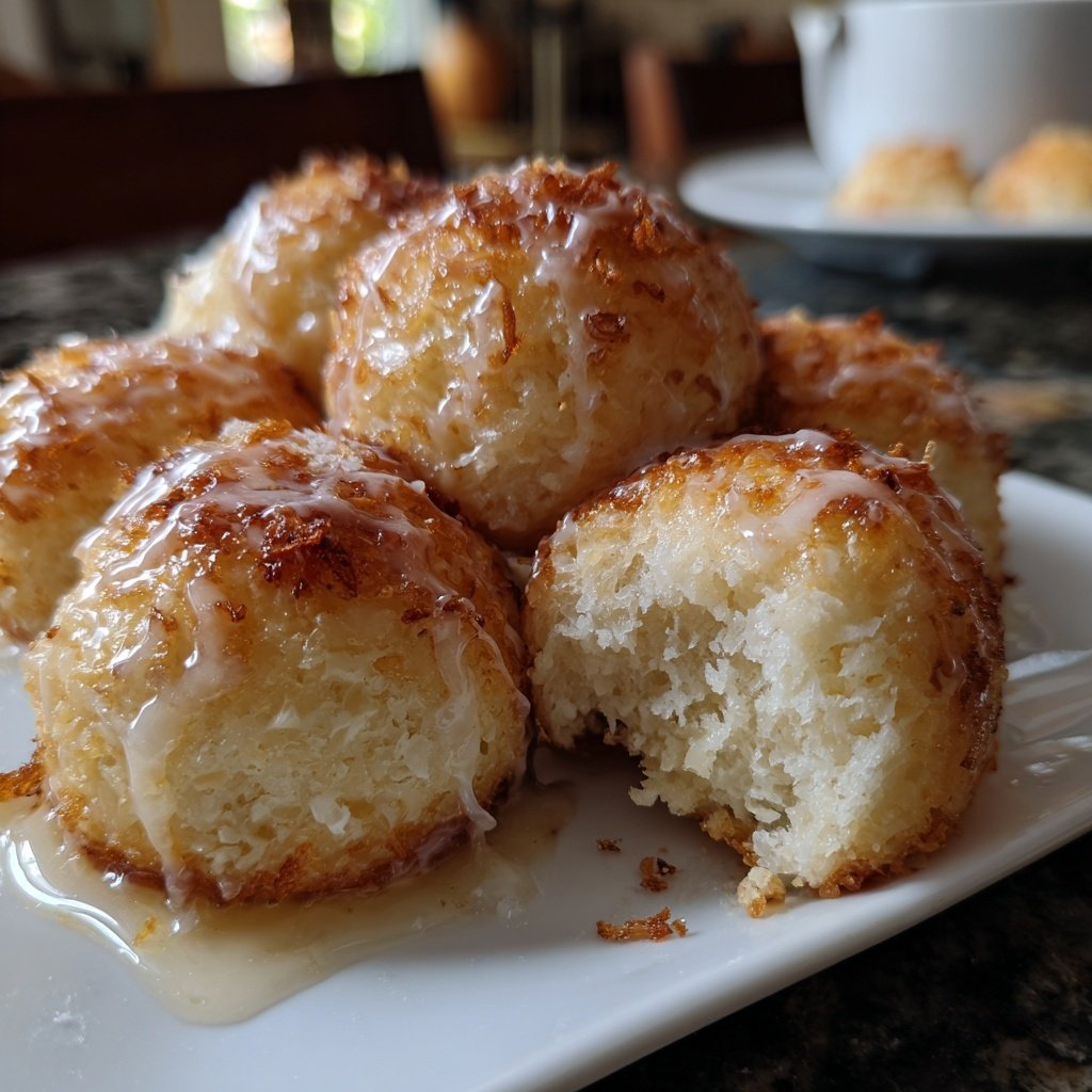 Quarkbällchen mit Zitronenschale