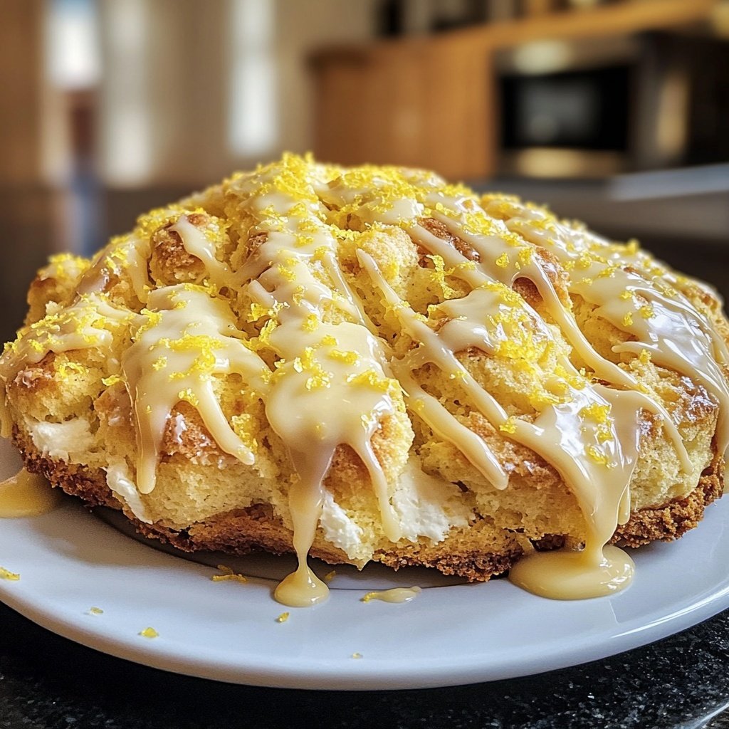Zitronenkuchen mit Quark